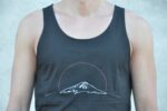 Tank Top, Fuji Mountain, Sleeveless Top Men, Japanese Tank Top