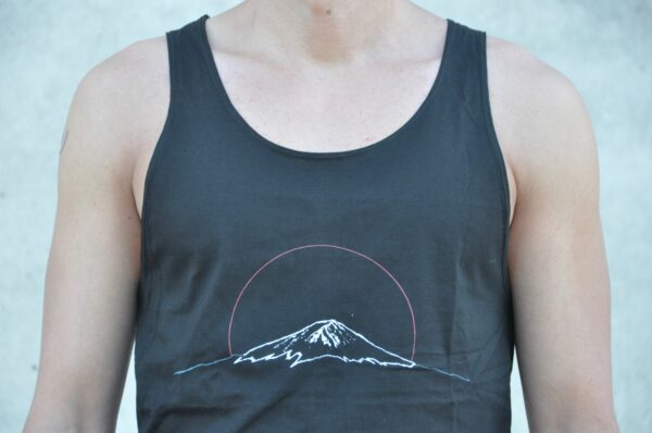 Tank Top, Fuji Mountain, Sleeveless Top Men, Japanese Tank Top