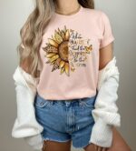 When You Can'T Find The Sunshine Be The Sunshine Tee Shirt, Motivational Shirt, Sunflower Quote, Positive Vibes Shirt, Inspirational Shirt