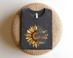 When You Can'T Find The Sunshine Be The Sunshine Tee Shirt, Motivational Shirt, Sunflower Quote, Positive Vibes Shirt, Inspirational Shirt